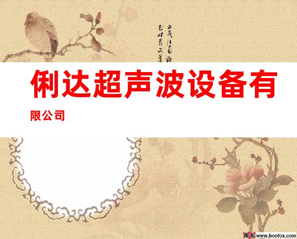 俐达超声波设备有限公司