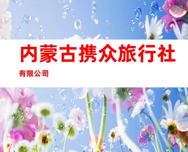 内蒙古携众旅行社有限公司