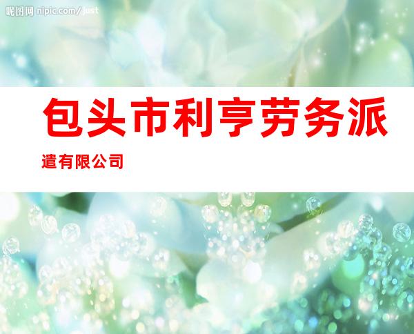 包头市利亨劳务派遣有限公司