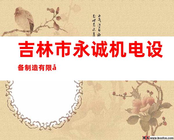 吉林市永诚机电设备制造有限公司