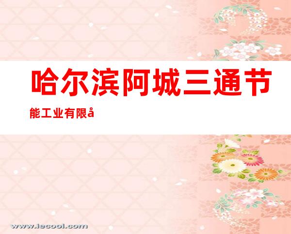 哈尔滨阿城三通节能工业有限公司