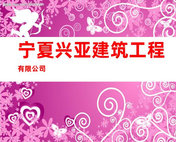 宁夏兴亚建筑工程有限公司