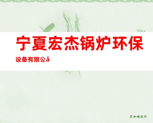 宁夏宏杰锅炉环保设备有限公司