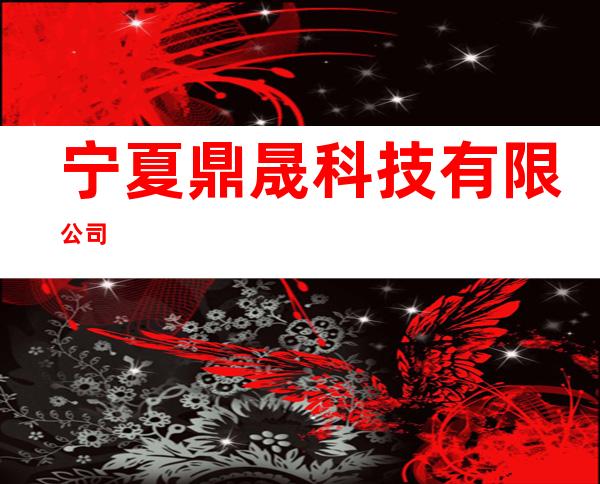 宁夏鼎晟科技有限公司