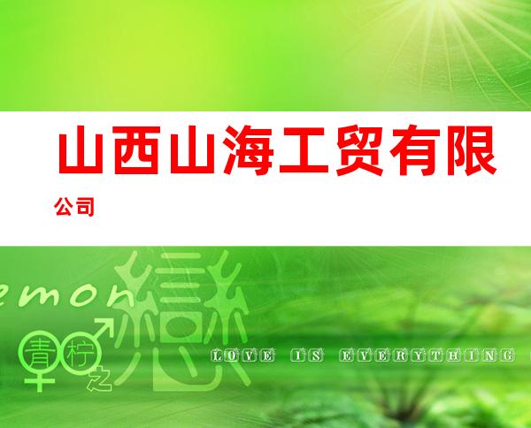 山西山海工贸有限公司