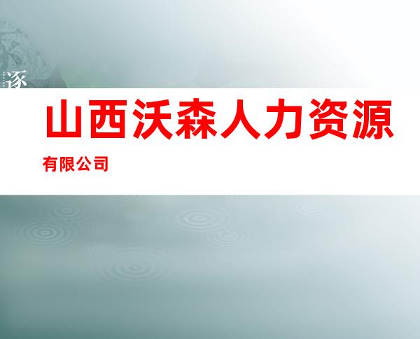 山西沃森人力资源有限公司