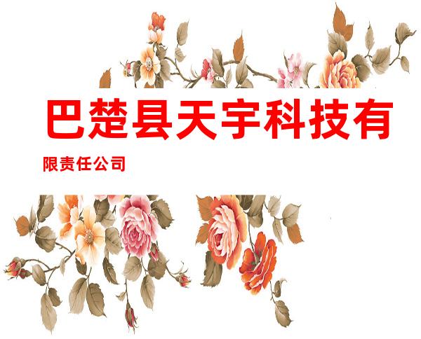 巴楚县天宇科技有限责任公司