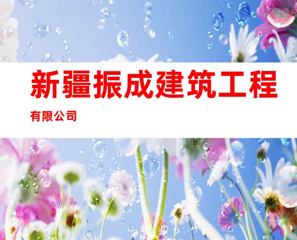 新疆振成建筑工程有限公司