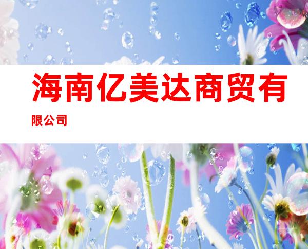 海南亿美达商贸有限公司