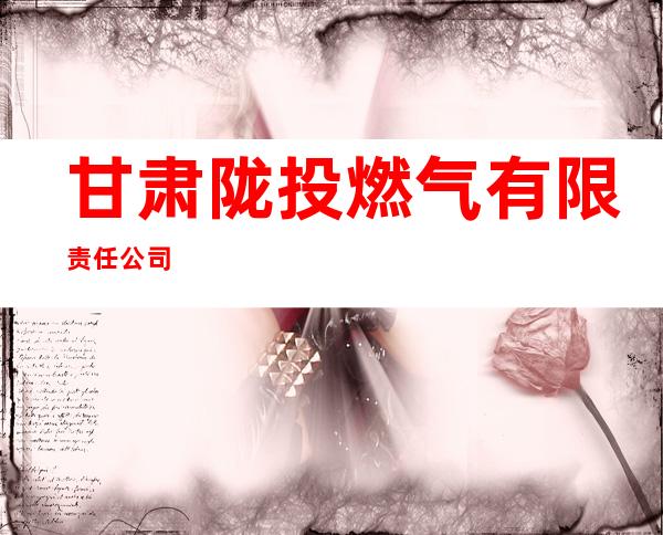 甘肃陇投燃气有限责任公司
