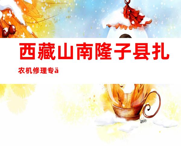 西藏山南隆子县扎农机修理专业合作社